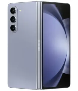 Samsung Galaxy Z Fold 5 smartphone with triple camera and large display