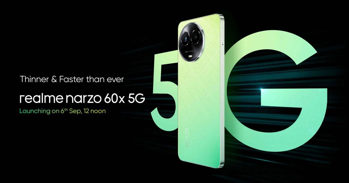 Realme Narzo 60x Launch Date, Specs - PriceToday