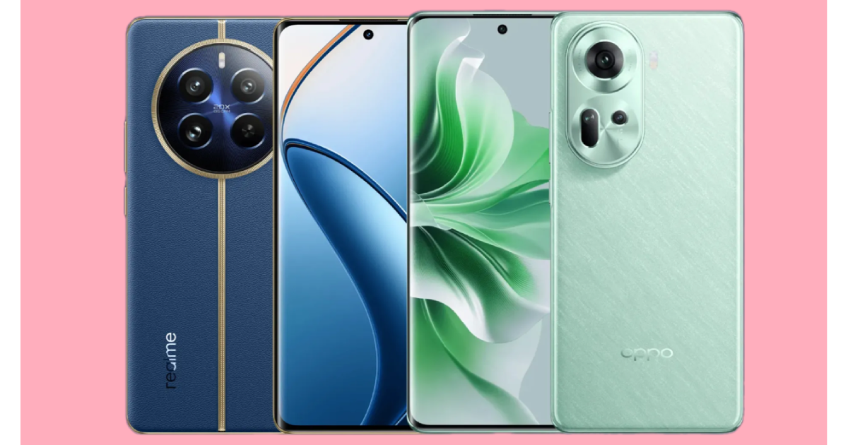 Sure! Here is a bit more in simple English: The new Oppo Reno12 and Reno12 Pro phones have arrived. They have screens that curve on all four edges. The phones are also thinner and lighter than before.
