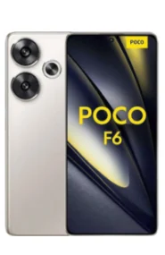 A picture of the Poco F6 smartphone